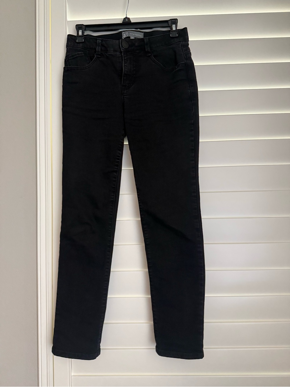 Wit & Wisdom Black High-Rise Skinny Jeans